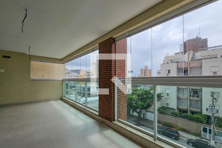 Varanda de apartamento para alugar com 3 quartos, 118m² em Balneario Guarujá, Guarujá