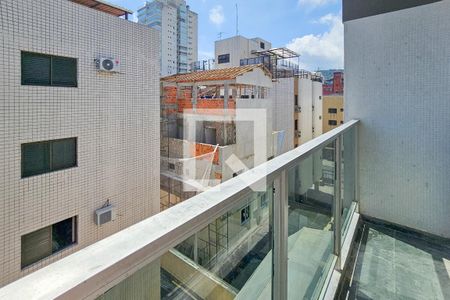 Varanda da Sala de apartamento para alugar com 2 quartos, 74m² em Jardim Belmar, Guarujá