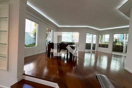 Sala de casa de condomínio para alugar com 4 quartos, 346m² em Alphaville, Santana de Parnaíba