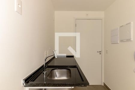 Cozinha de kitnet/studio à venda com 1 quarto, 23m² em Itaim Bibi, São Paulo