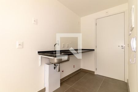 Cozinha de kitnet/studio à venda com 1 quarto, 23m² em Itaim Bibi, São Paulo