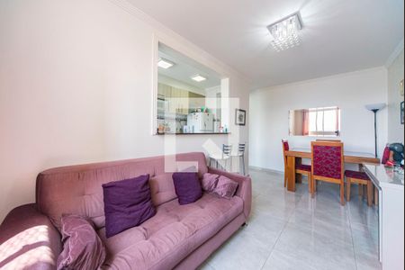 Sala de apartamento à venda com 2 quartos, 47m² em Vila Homero Thon, Santo André