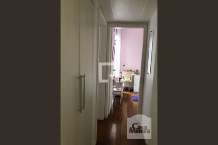 Corredor  de apartamento à venda com 3 quartos, 95m² em Funcionários, Belo Horizonte