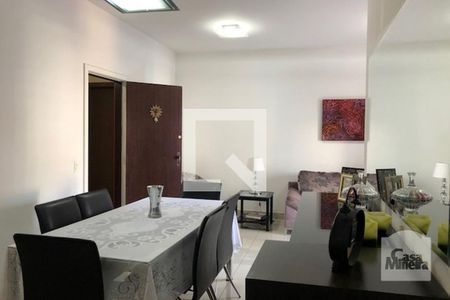 Sala  de apartamento à venda com 3 quartos, 95m² em Funcionários, Belo Horizonte