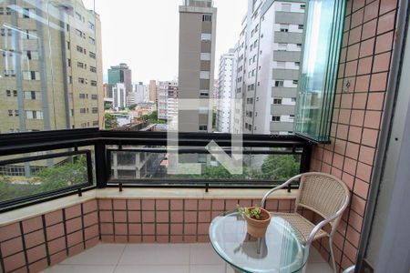 Varanda  de apartamento à venda com 3 quartos, 95m² em Funcionários, Belo Horizonte