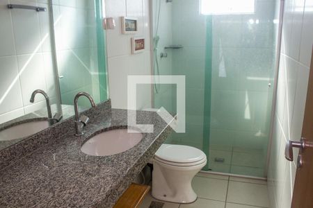 Banheiro da Suíte de apartamento à venda com 2 quartos, 62m² em Renascença, Belo Horizonte