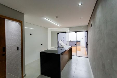 Sala e Cozinha de casa à venda com 3 quartos, 152m² em Parque das Nações, Santo André