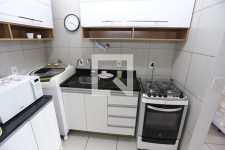 Cozinha de kitnet/studio para alugar com 1 quarto, 31m² em Norte (águas Claras), Brasília