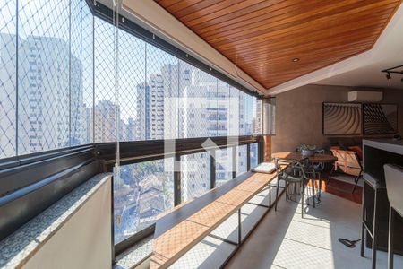 Varanda de apartamento à venda com 4 quartos, 190m² em Indianópolis, São Paulo