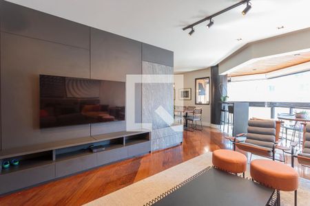 Sala de apartamento à venda com 4 quartos, 190m² em Indianópolis, São Paulo