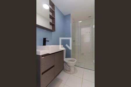 Banheiro de apartamento para alugar com 1 quarto, 34m² em Lapa, São Paulo