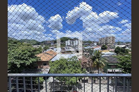 Vista da varanda da sala de apartamento para alugar com 2 quartos, 68m² em Praça Seca, Rio de Janeiro