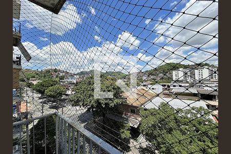 Vista da varanda da sala de apartamento para alugar com 2 quartos, 68m² em Praça Seca, Rio de Janeiro