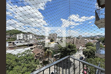 Vista da varanda da sala de apartamento para alugar com 2 quartos, 68m² em Praça Seca, Rio de Janeiro