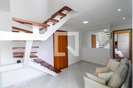 Sala 1 de apartamento à venda com 2 quartos, 107m² em Bom Jesus, Contagem