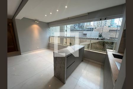 Varanda gourmet de apartamento para alugar com 3 quartos, 113m² em Vila da Serra, Nova Lima