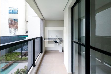 Varanda e Área de Serviço de apartamento à venda com 2 quartos, 61m² em Jardim, São Caetano do Sul