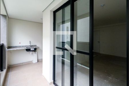 Varanda e Área de Serviço de apartamento à venda com 2 quartos, 61m² em Jardim, São Caetano do Sul