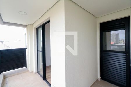 Varanda e Área de Serviço de apartamento à venda com 2 quartos, 57m² em Jardim, São Caetano do Sul