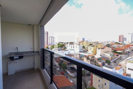 Varanda e Área de Serviço de apartamento à venda com 2 quartos, 57m² em Jardim, São Caetano do Sul