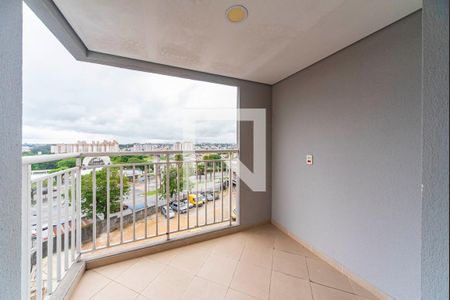 Varanda da Sala de apartamento à venda com 3 quartos, 61m² em Vila Curuçá, Santo André