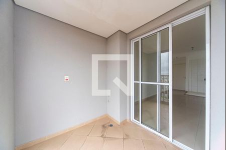 Varanda da Sala de apartamento à venda com 3 quartos, 61m² em Vila Curuçá, Santo André