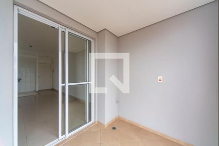 Varanda da Sala de apartamento à venda com 3 quartos, 61m² em Vila Curuçá, Santo André