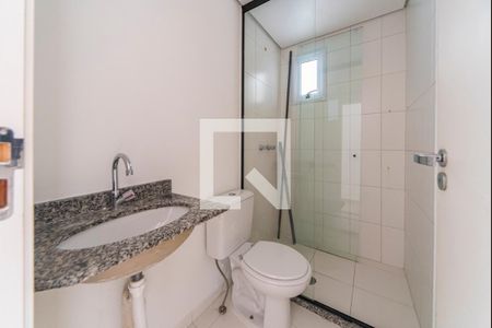 Banheiro  de apartamento à venda com 3 quartos, 61m² em Vila Curuçá, Santo André