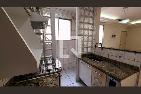 Cozinha e Área de Serviço de apartamento à venda com 2 quartos, 50m² em Vila Angelica, Jundiaí