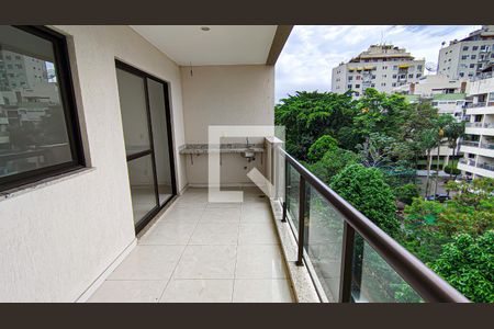 sala - varanda de apartamento para alugar com 3 quartos, 84m² em Anil, Rio de Janeiro