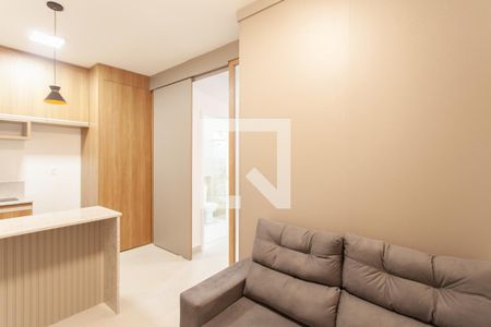 Sala de apartamento para alugar com 1 quarto, 32m² em Paquetá, Belo Horizonte