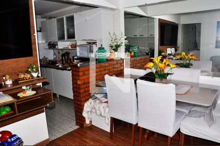 Detalhe - Sala e Sala de Jantar de apartamento à venda com 2 quartos, 65m² em Jardim Antartica, São Paulo