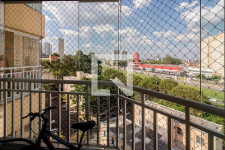 sacada Sala de apartamento à venda com 3 quartos, 64m² em Jardim Maria Estela, São Paulo