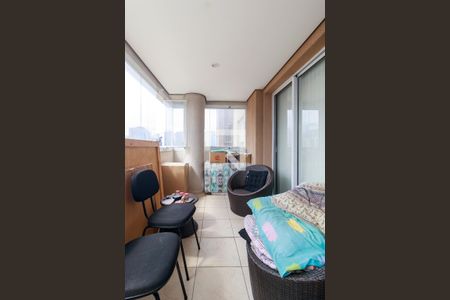 Sala - Varanda de apartamento à venda com 3 quartos, 128m² em Brooklin, São Paulo