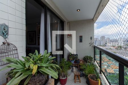 Varanda da Sala de apartamento à venda com 4 quartos, 140m² em Ipiranga, São Paulo