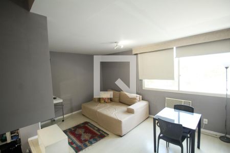 Sala de apartamento à venda com 1 quarto, 45m² em Vila Tramontano, São Paulo