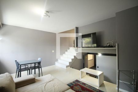 Sala de apartamento à venda com 1 quarto, 45m² em Vila Tramontano, São Paulo