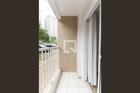 Varanda da Sala de apartamento para alugar com 2 quartos, 50m² em Fazenda Aricanduva, São Paulo