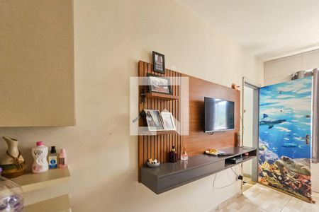 Sala de apartamento para alugar com 2 quartos, 73m² em Balneario Cidade Atlantica, Guarujá