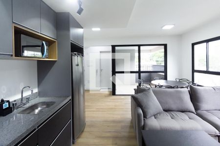 Sala de apartamento para alugar com 2 quartos, 60m² em Indianópolis, São Paulo