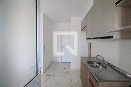 Sala / Cozinha de apartamento à venda com 2 quartos, 48m² em Vila Guaca, São Paulo