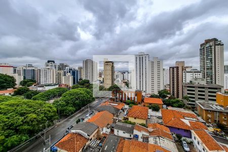 Vista Sala de apartamento à venda com 1 quarto, 40m² em Vila Mariana, São Paulo