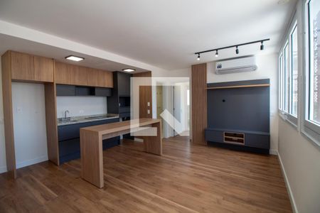 Sala de apartamento à venda com 1 quarto, 48m² em Vila Sao Francisco (zona Sul), São Paulo