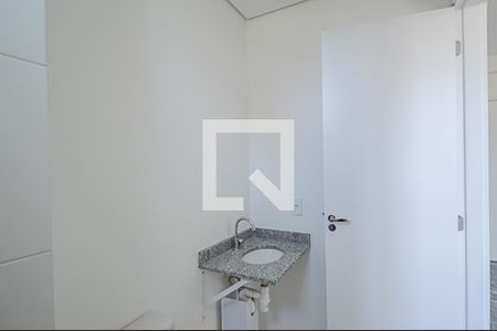 Banheiro de kitnet/studio à venda com 1 quarto, 25m² em Centro, São Bernardo do Campo