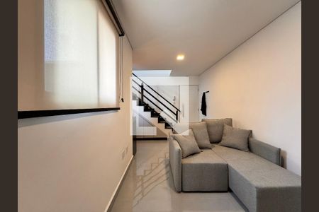 Sala de apartamento para alugar com 2 quartos, 94m² em Jardim, Santo André