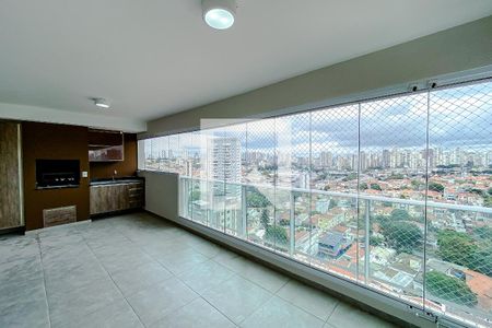 Varanda da Sala de apartamento à venda com 3 quartos, 128m² em Jardim da Gloria, São Paulo