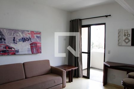 SALA de apartamento para alugar com 1 quarto, 58m² em Cambuí, Campinas