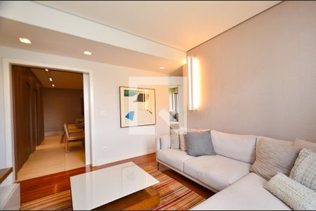 Sala de apartamento à venda com 3 quartos, 140m² em Santo Antônio, Belo Horizonte