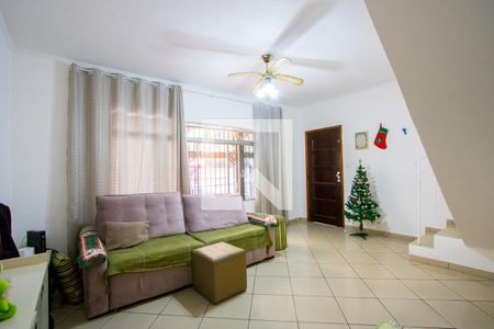 Sala de casa à venda com 3 quartos, 150m² em Jardim Moncoes, Santo André