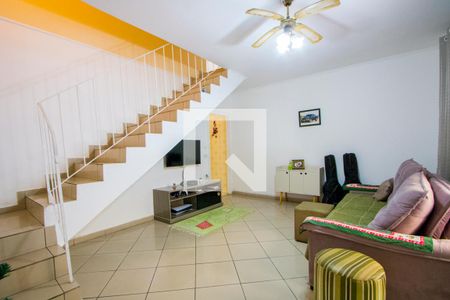 Sala de casa à venda com 3 quartos, 150m² em Jardim Moncoes, Santo André